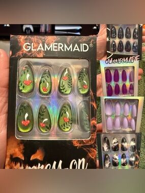 GlamerMaid Press-On Nails 5 pairs! Multiple sizes!